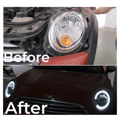 (PRENOTA) Fanali Anteriore Completo per BMW Mini Cooper S R55, R56, R57, R58, R59 (2007-2014) a LED