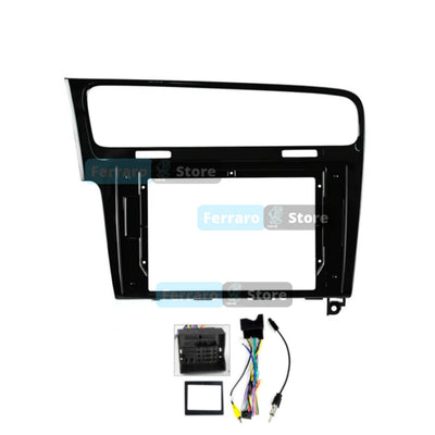 Kit Montaggio Autoradio 10.1"Pollici Volkswagen Golf MK7 (2012-2021) Mascherina, Cablaggio Autoradio Android