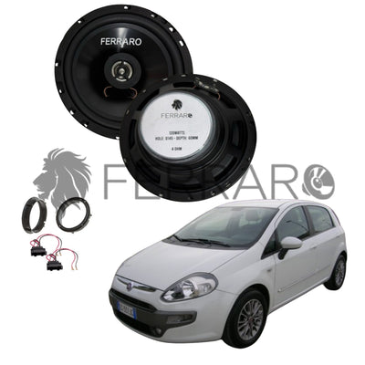 FerraroStore Kit 2 Altoparlanti, ASC-652PC, Ant o Post, Fiat Punto Evo