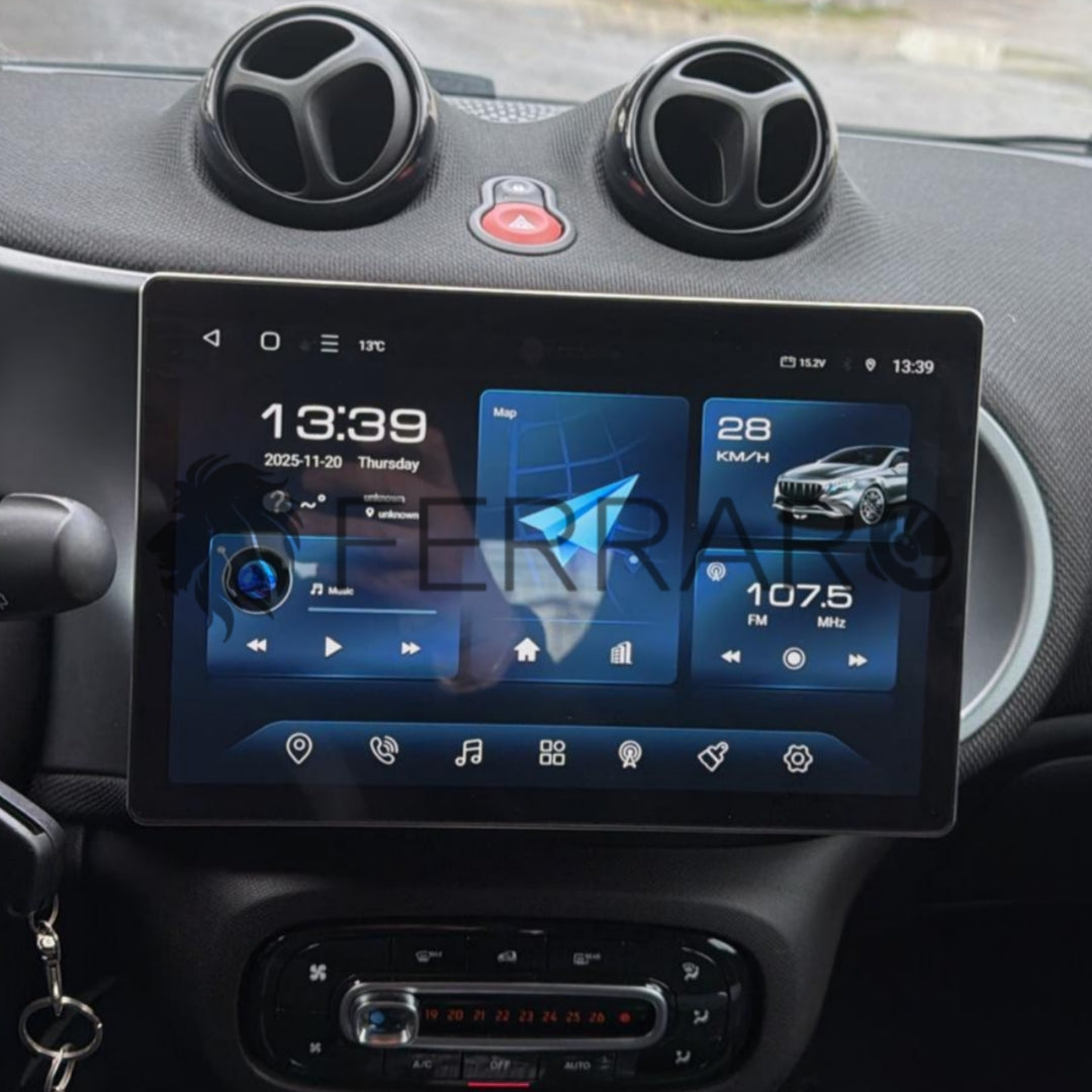 Autoradio per Smart 453 11.5" | 2014-2020 | Android | Bluetooth | CarPlay | Android Auto | 4/64GB Ram