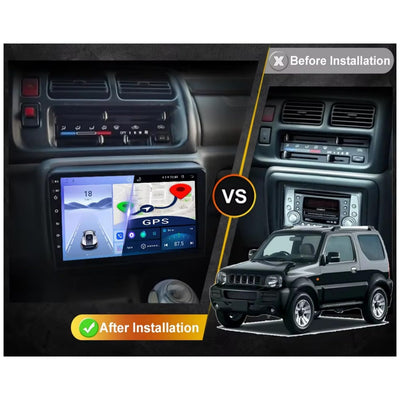 Autoradio per Suzuki Jimny 9" | 1998-2018 | Android | Bluetooth | CarPlay | Android Auto | 2GB/4GB/6GB/8GB Ram
