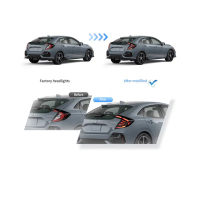 (PRENOTA) Fanali Posteriore Completo per Honda Civic 10ª (2018-2021) a LED