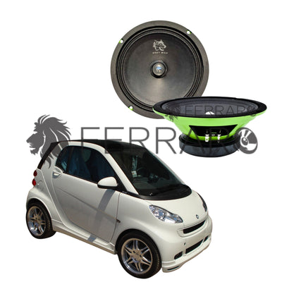 FerraroStore Kit 2 Altoparlanti, PV165.3, Anteriori, Smart ForTwo 451