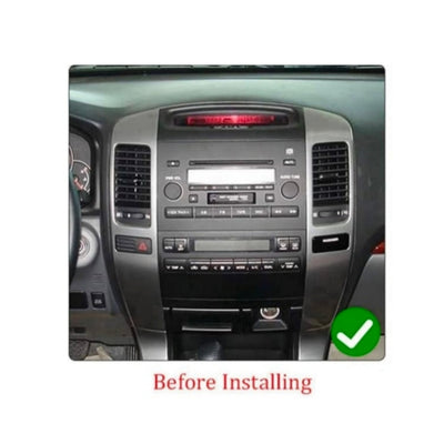 (PRENOTA) Kit Montaggio Autoradio 9"Pollici Toyota Prado J150 (2009-2023), Mascherina, Cablaggio per Autoradio Android