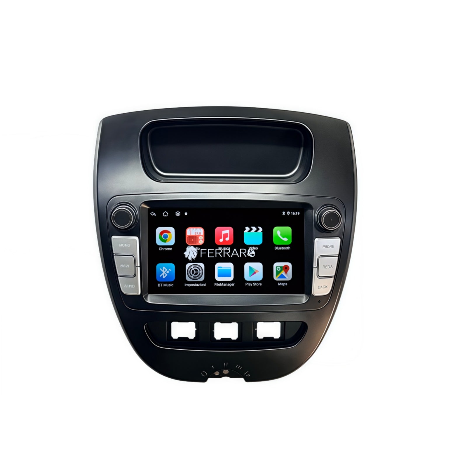 (PRENOTA) Autoradio per Toyota Aygo, Citroen C1, Peugeot 107 7" (2005-2014) Android, Bluetooth, CarPlay, Android Auto, 4/64GB Ram