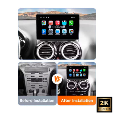 Autoradio per Opel Corsa D 9" 2K | 2006-2015 | Android | Bluetooth | CarPlay | Android Auto | 12/256GB Ram