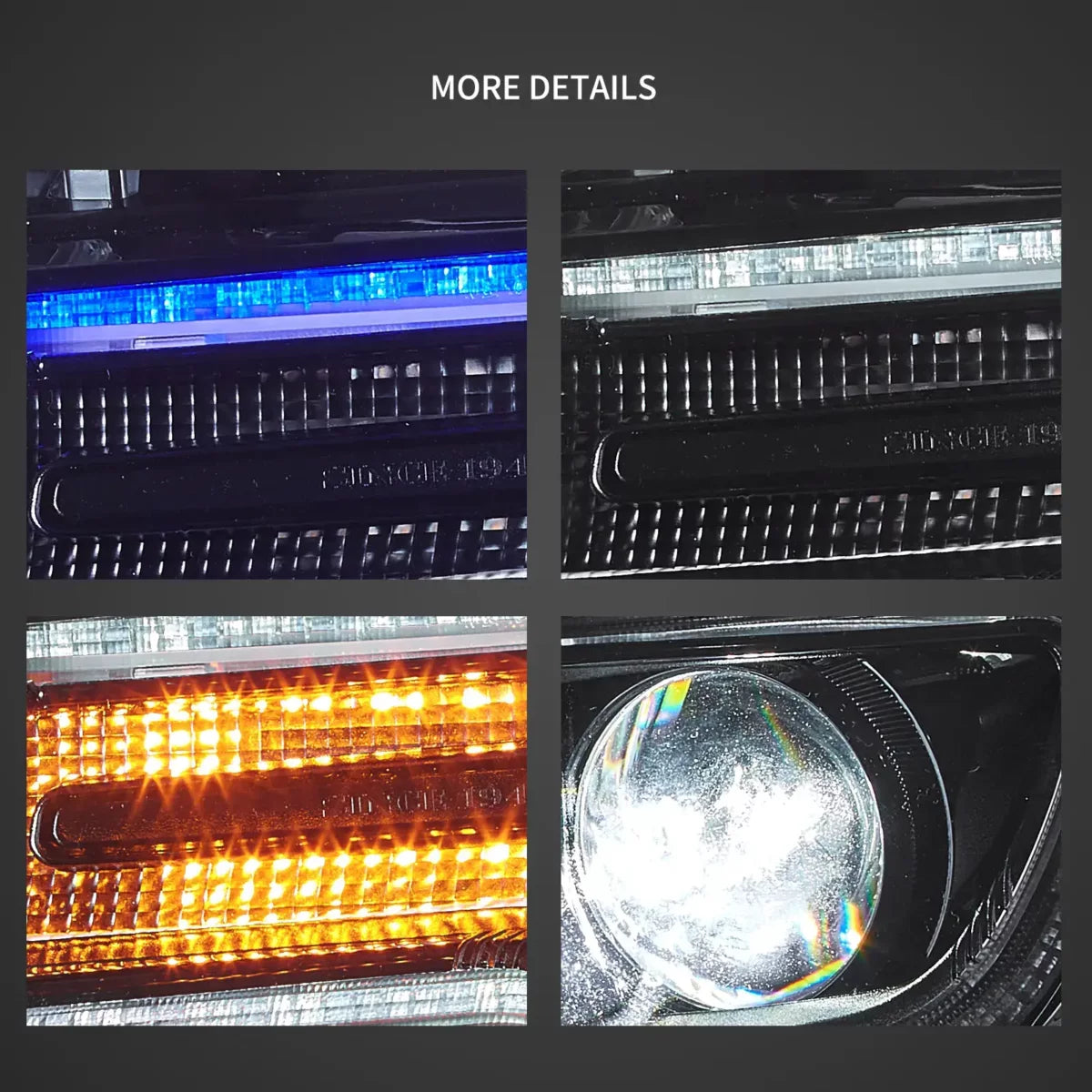 (PRENOTA) Fanali Anteriore Completo per Jeep Grand Cherokee WK2 (2010-2013) a LED