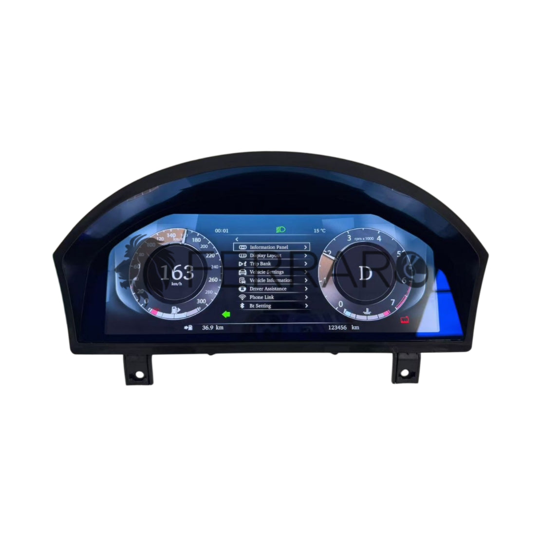 (PRENOTA) Virtual Cockpit 12.3" per Range Rover Sport L320 (2005-2013), HD Ultra, CarPlay e Android Auto