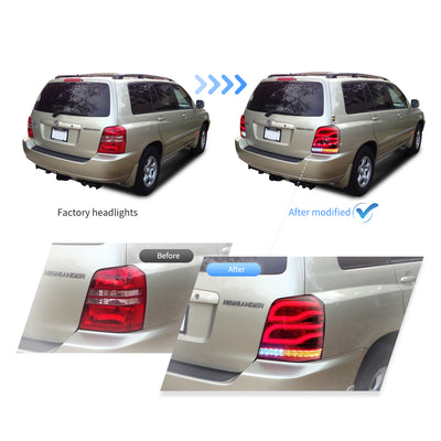 (PRENOTA) Fanali Posteriore Completo per Toyota Highlander (2001-2007) a LED