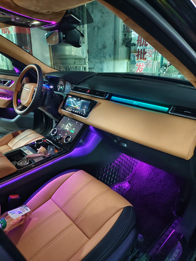 (PRENOTA) Ambient Light per Land Rover Range Rover Velar (2017-2024), 256 Colori, APP