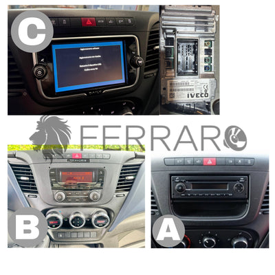 Autoradio per Iveco Daily 10" (2013-2021) Android, Bluetooth, CarPlay,Android Auto, 4/64GB Ram