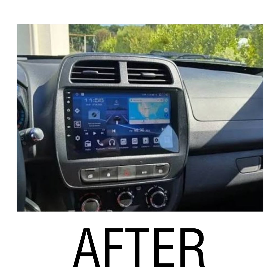 (PRENOTA) Autoradio per Renault Kwid, K-ZE, Dacia Spring (2021+) 9" 2K, Android, Bluetooth, CarPlay, Android Auto, 12/256GB Ram