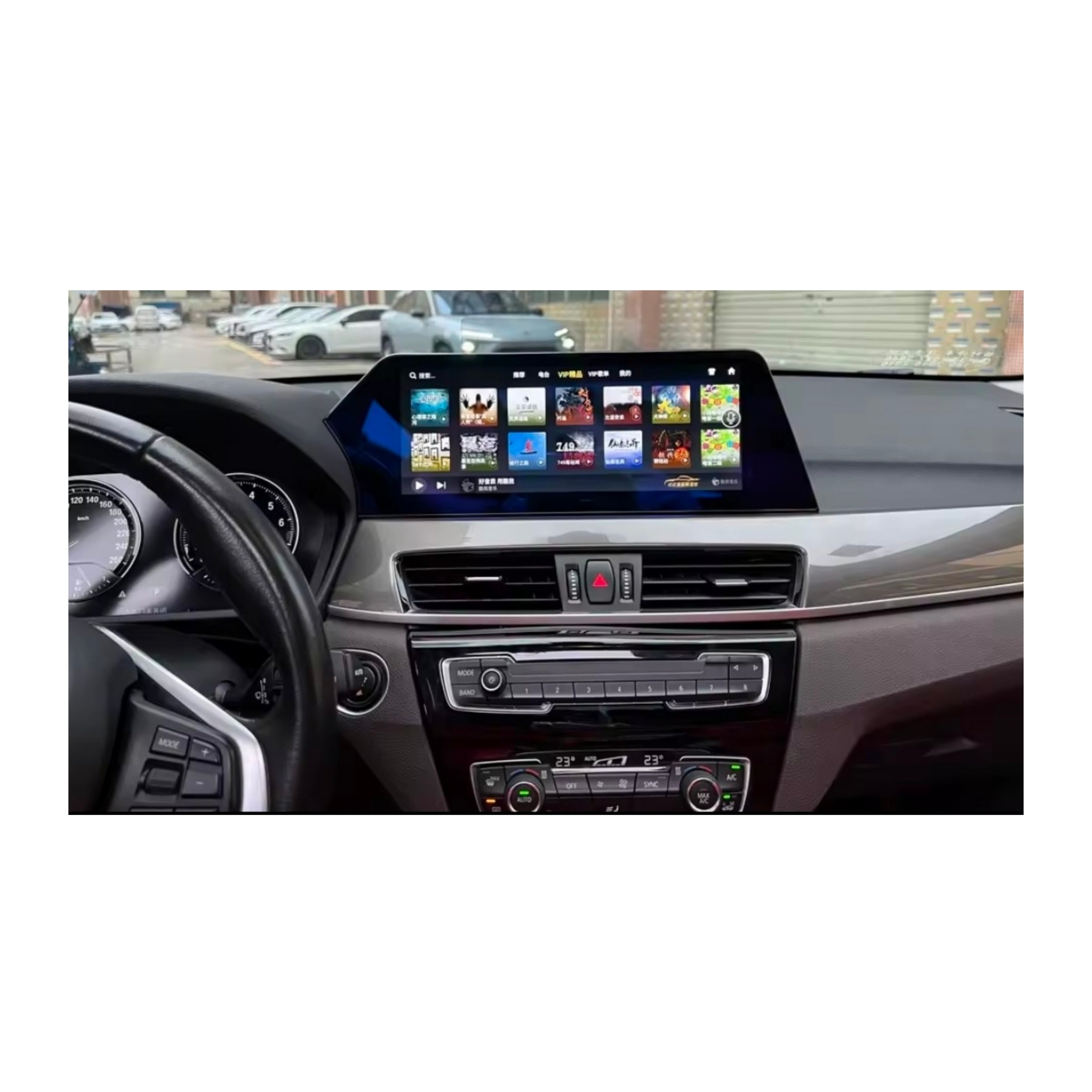 (PRENOTA) Autoradio per BMW X1/X2 F49, F39 (Evo System) 12.3" (Dal 2018 in Poi) Android, Bluetooth, CarPlay, Android Auto, 4/8GB Ram