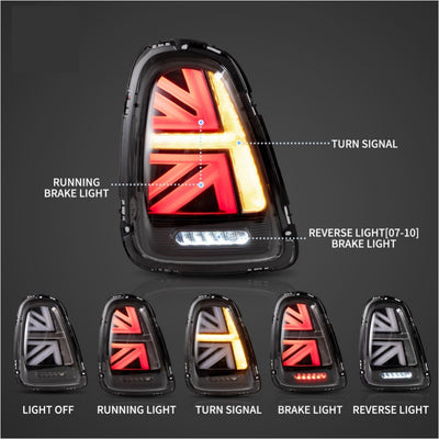 (PRENOTA) Fanali Posteriore Completo per BMW Mini Cooper S R56, R57, R58, R59 (2007-2014) a LED