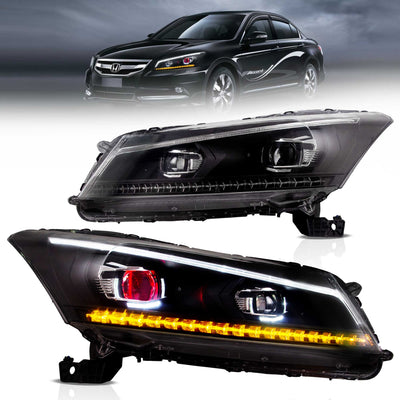 (PRENOTA) Fanali Anteriore Completo per Honda Accord VIII (2008-2012) a LED