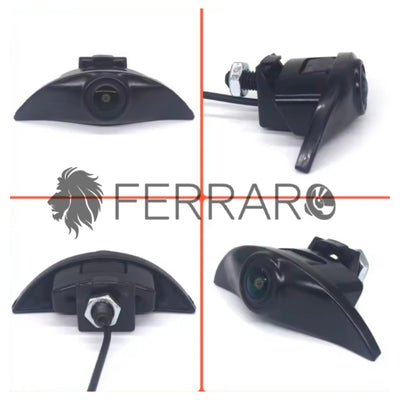 (PRENOTA)  Telecamera Frontale per Nissan X-Trail T30, Qashqai J10, J11 (Compatibilità in Descrizione), AHD, 1920x1080, 170° Gradi