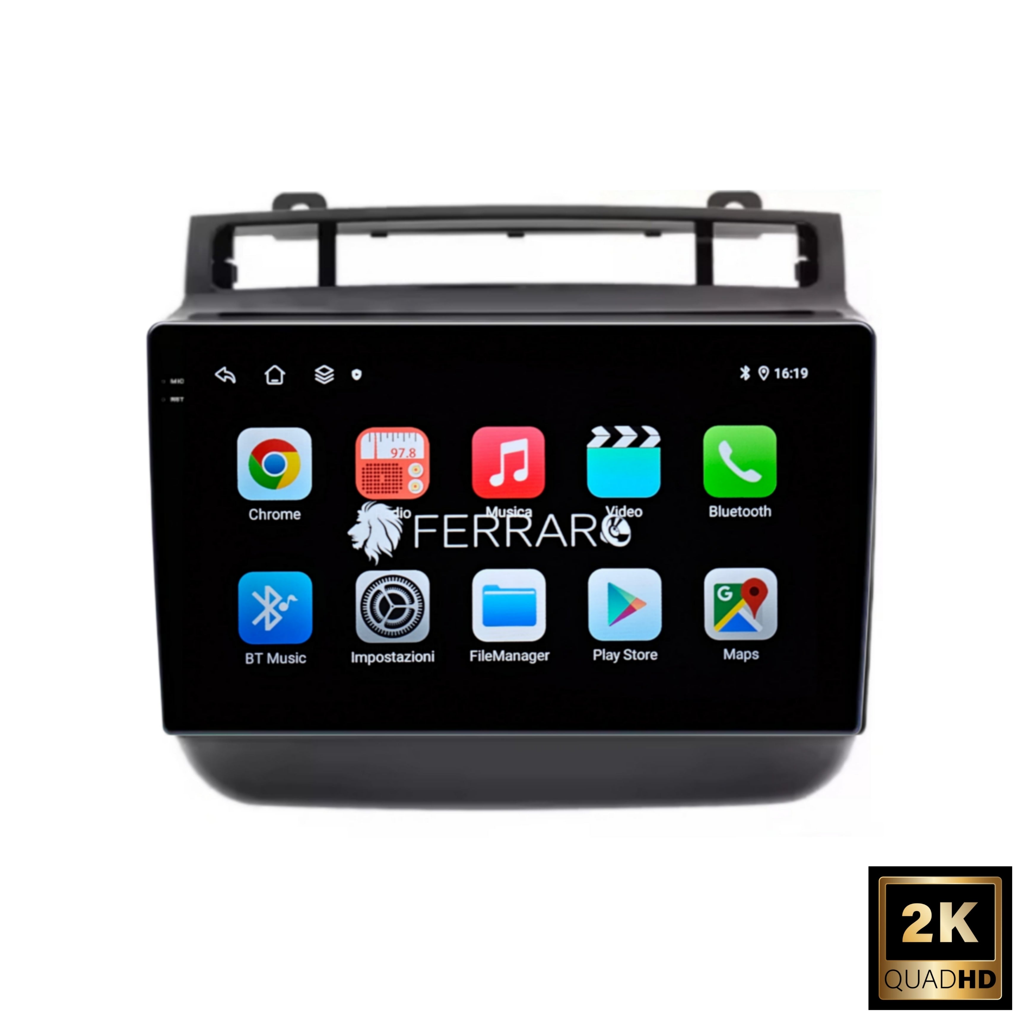 Autoradio per Volkswagen Touareg 7P 9" 2K (2010-2018) Android, Bluetooth, CarPlay, Android Auto, 12/256GB RAM