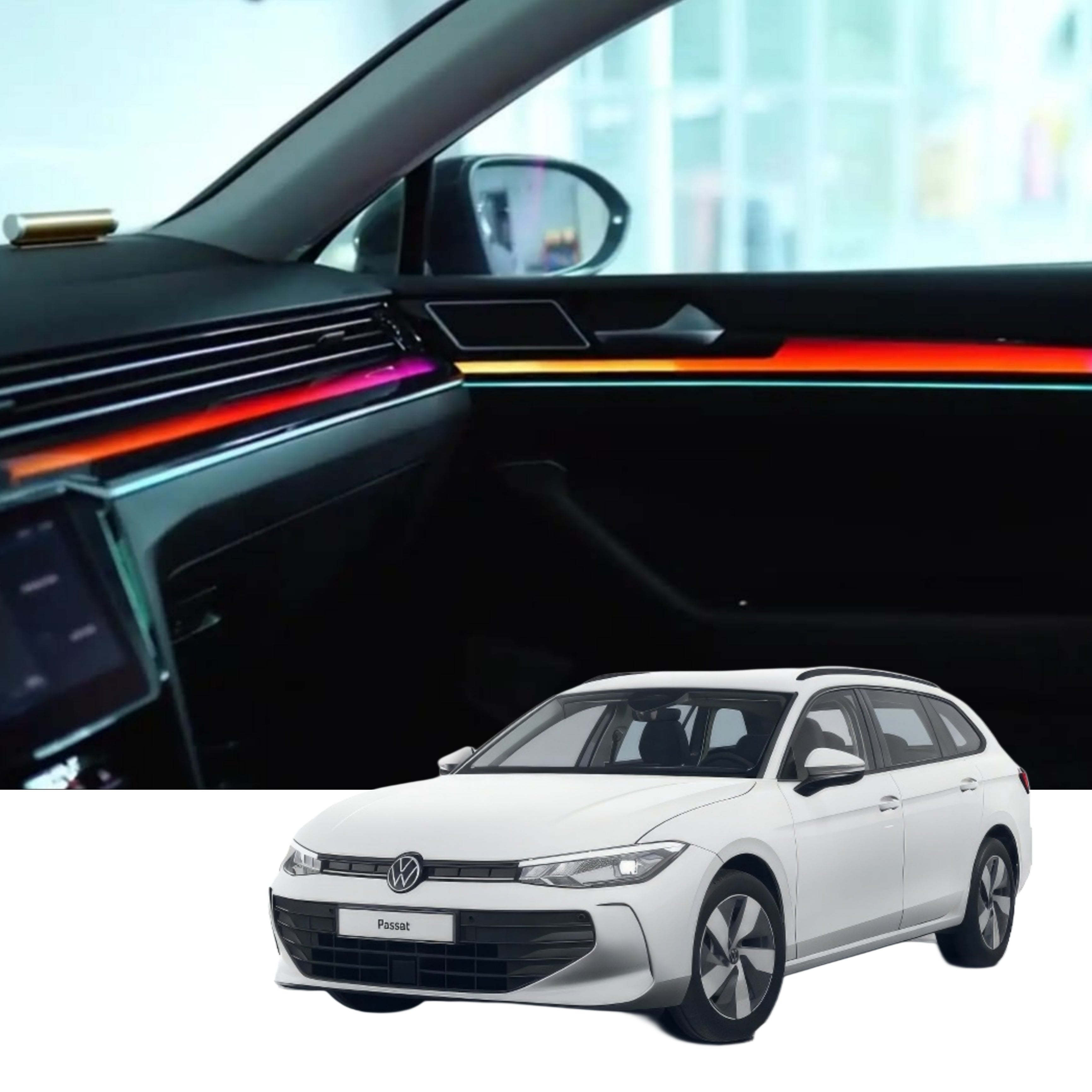 (PRENOTA) Ambient Light per Volkswagen Passat B8 (2014-2023), 256 Colori, APP