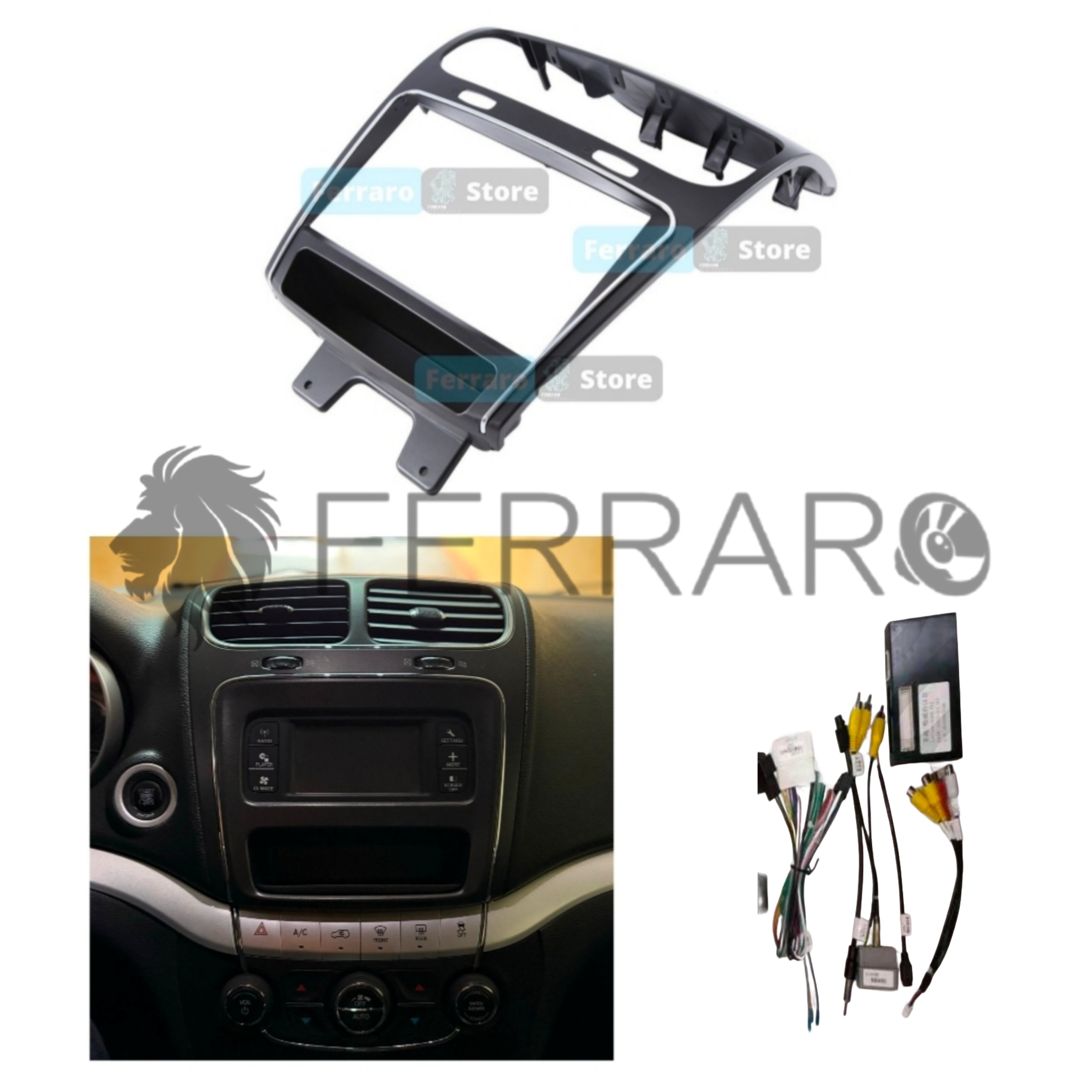 10.1" Inch Car Radio Mounting Kit BMW X1 E84 [2009 - 2015] - Cover, Android Car Radio Wiring