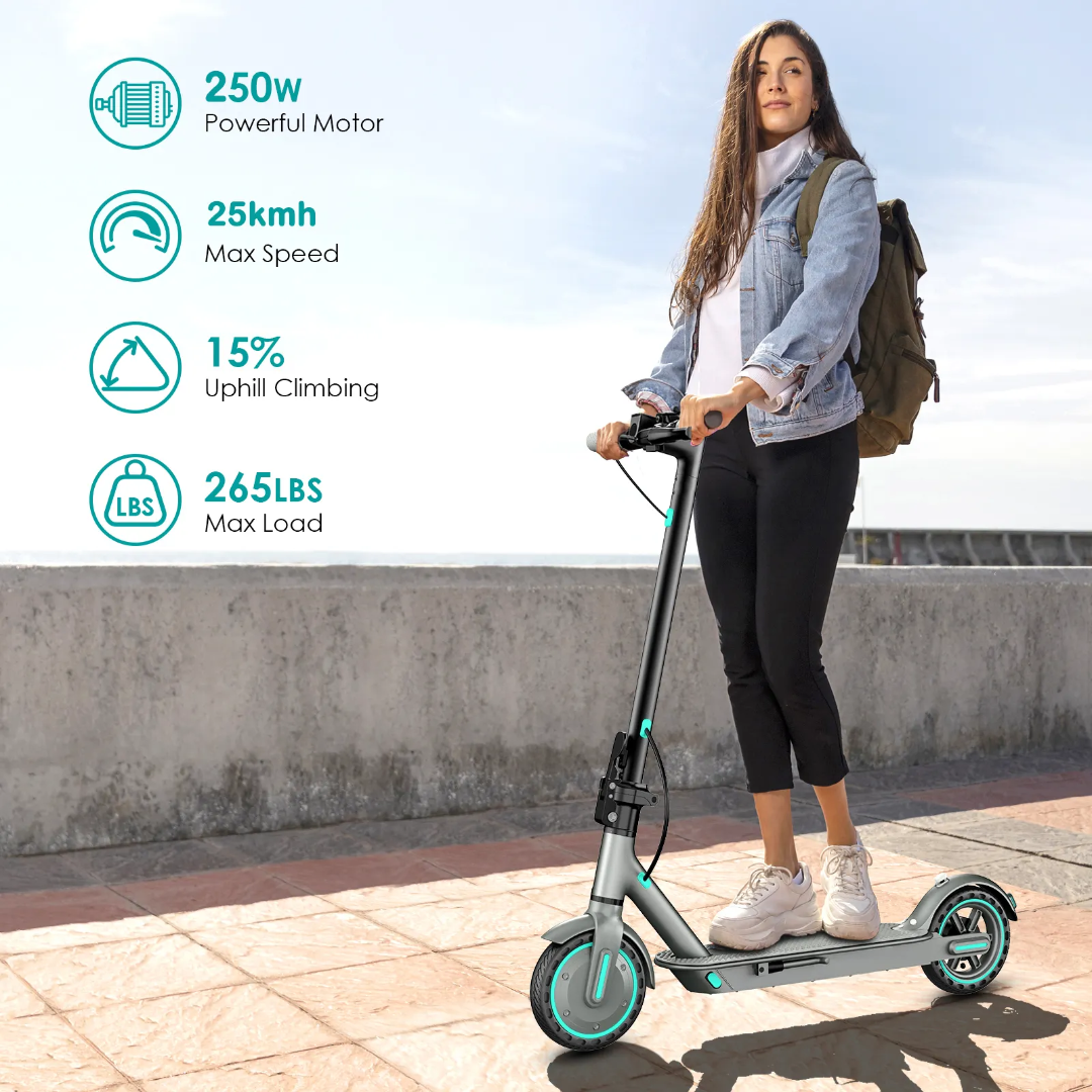 FerraroStore D8 Pro con Sospensioni, Monopattino Pieghevole, 8.5", Batteria 36V