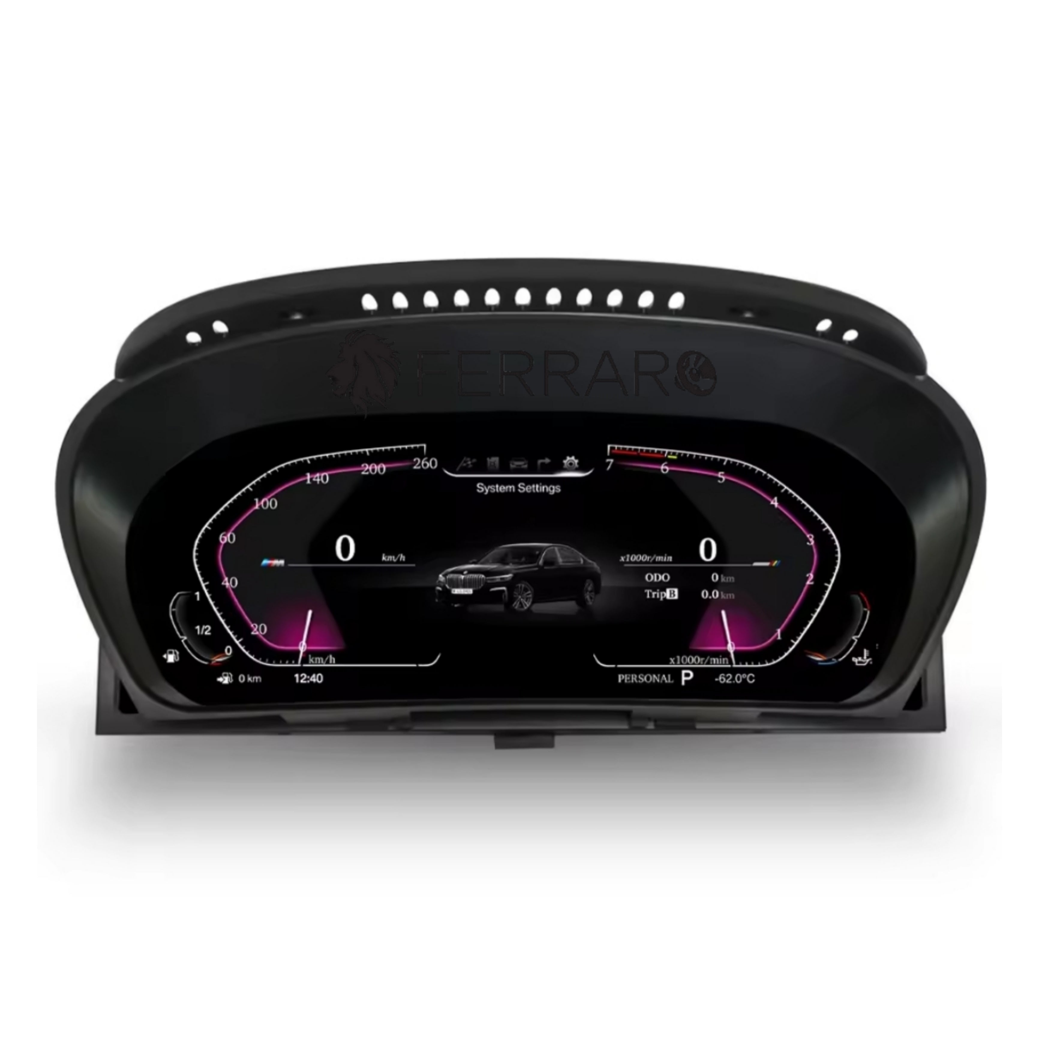(PRENOTA) Virtual Cockpit 12.3" per BMW X5/X6 E70/E71 (2006-2013), HD Ultra, CarPlay e Android Auto