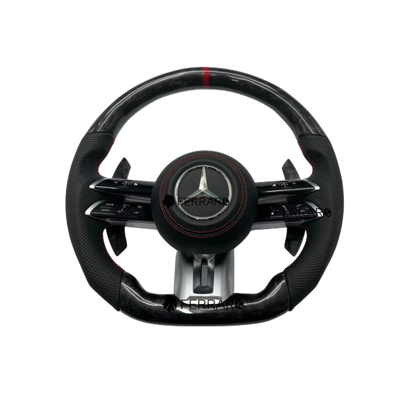 (PRENOTA) Volante per Mercedes, Forgiatura, Etichetta Rossa, Foratura, Galvanica, AMG