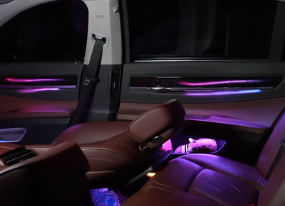 (PRENOTA) Ambient Light per BMW Serie 7 F01, F02 (2009-2014), 256 Colori, APP