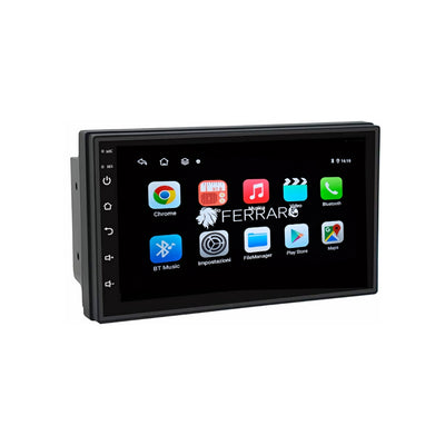 Autoradio Universale Fisso (Android) 2Din 7" Pollici, Bluetooth, CarPlay, Android Auto, 2GB/4GB/6GB/8GB Ram