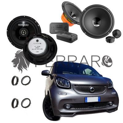 Hertz Kit 6 Casse | DSK 165.3 | ASC-652PC | Ant/Post | Smart ForFour 453