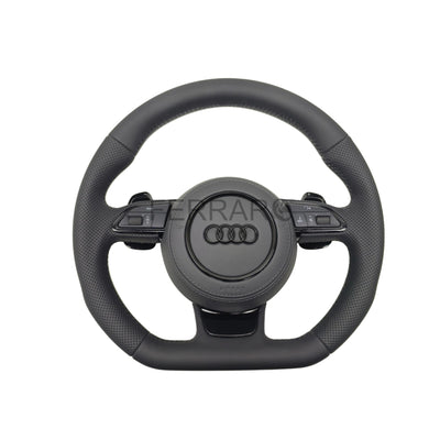 (PRENOTA) Volante per Audi, Pelle, Cucitura Nera, S