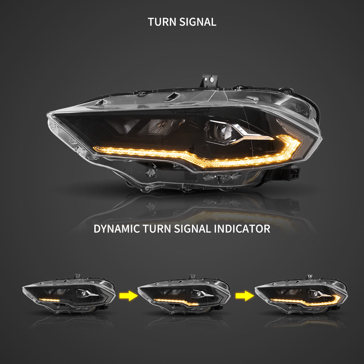 (PRENOTA) Fanali Anteriore Completo per Ford Mustang 6ª Serie (2018-2024) a LED