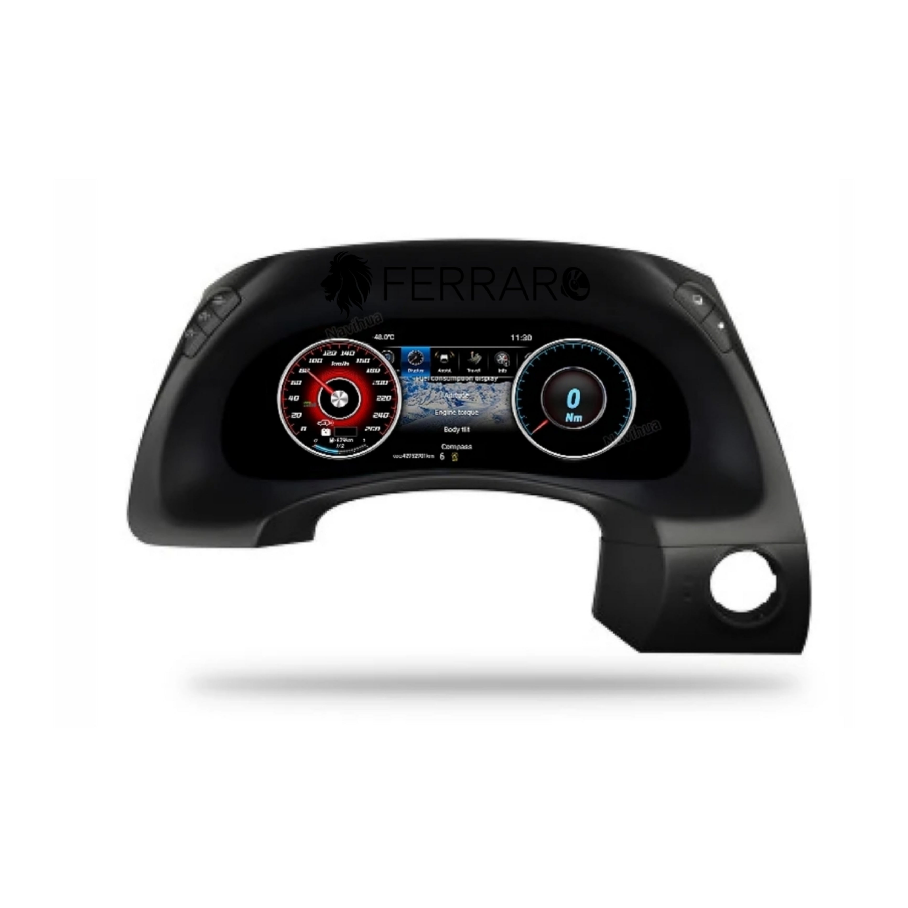 (PRENOTA) Virtual Cockpit 12.3" per Nissan Patrol (2010-2024), HD Ultra, CarPlay e Android Auto