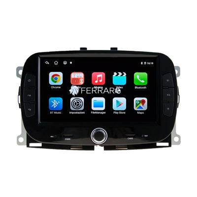 (PRENOTA) Autoradio per Fiat 500s 7" (2016-2019) Android, Bluetooth, CarPlay, Android Auto, 4GB/6GB/8GB Ram