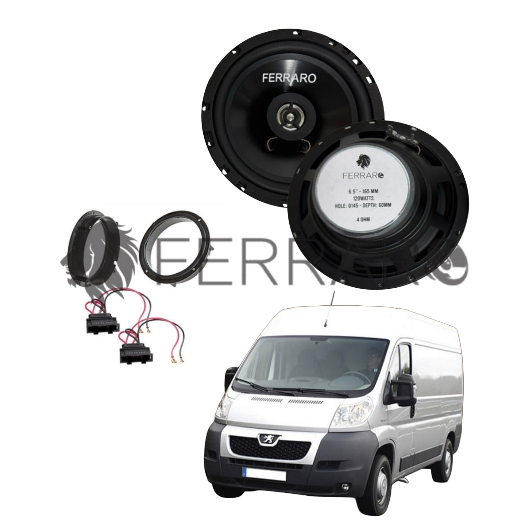 FerraroStore Kit 2 Altoparlanti, ASC-652PC, Anteriori, Peugeot Boxer dal 2006>