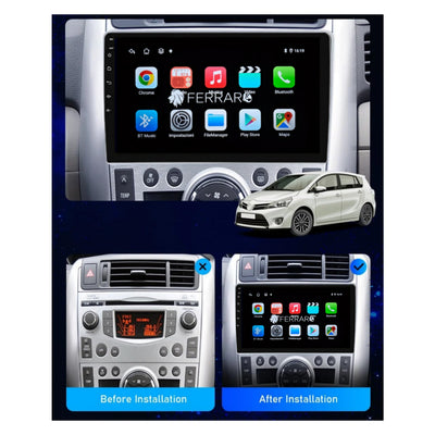 Autoradio per Toyota Verso R20 9" (2009-2018) Android, Bluetooth, CarPlay, Android Auto 2GB/4GB/6GB/8GB Ram