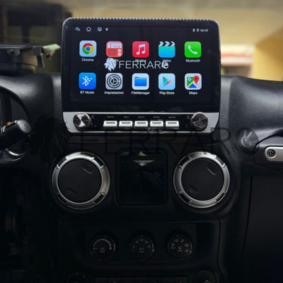(PRENOTA) Autoradio per Jeep Wrangler 3 JK 10" (2010-2018) Android, Bluetooth, CarPlay, Android Auto, 4/64GB RAM