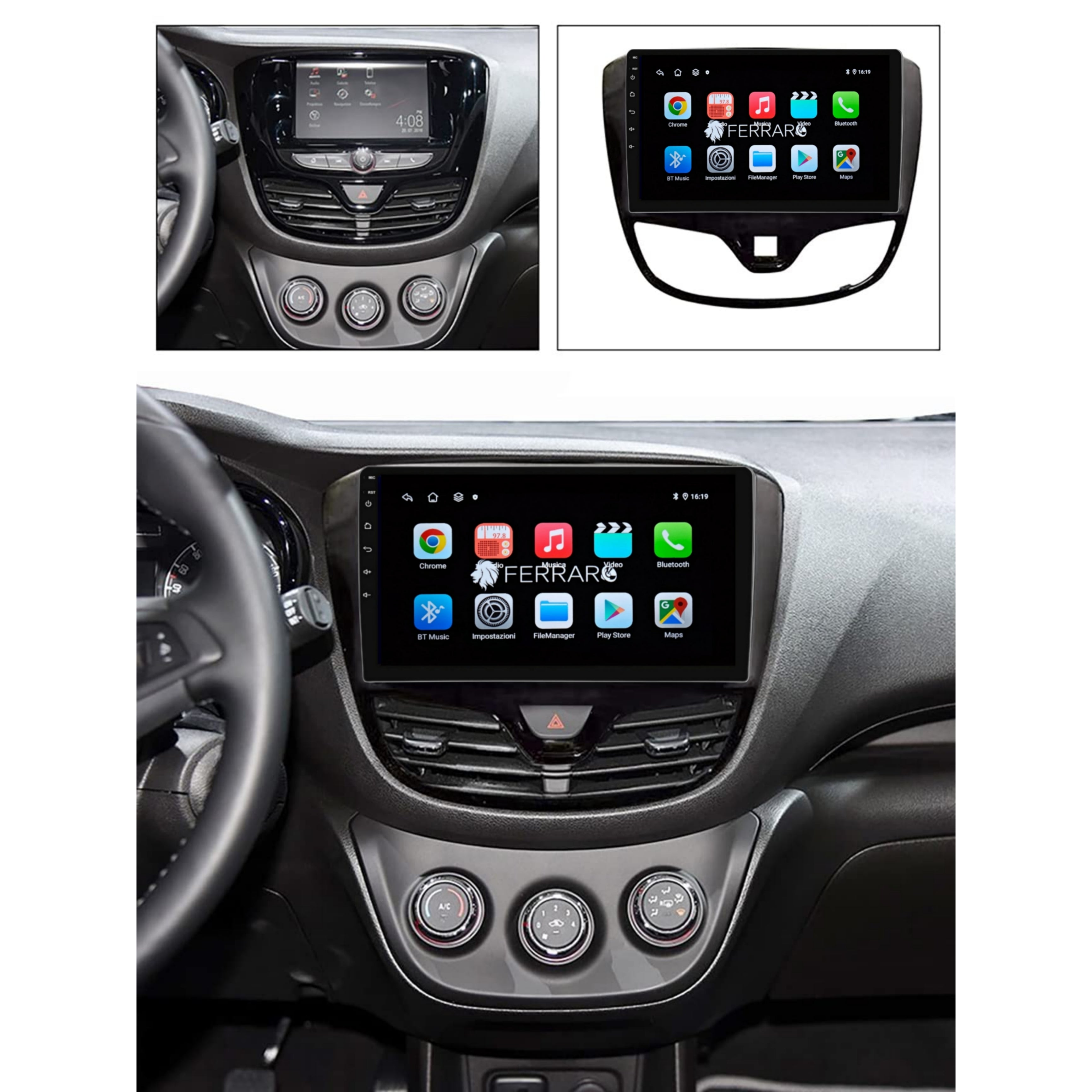 (PRENOTA) Autoradio per Opel Karl, Opel VinFast 10.1" (2015-2022) Android, Bluetooth, CarPlay, Android Auto, 2GB/4GB/8GB Ram