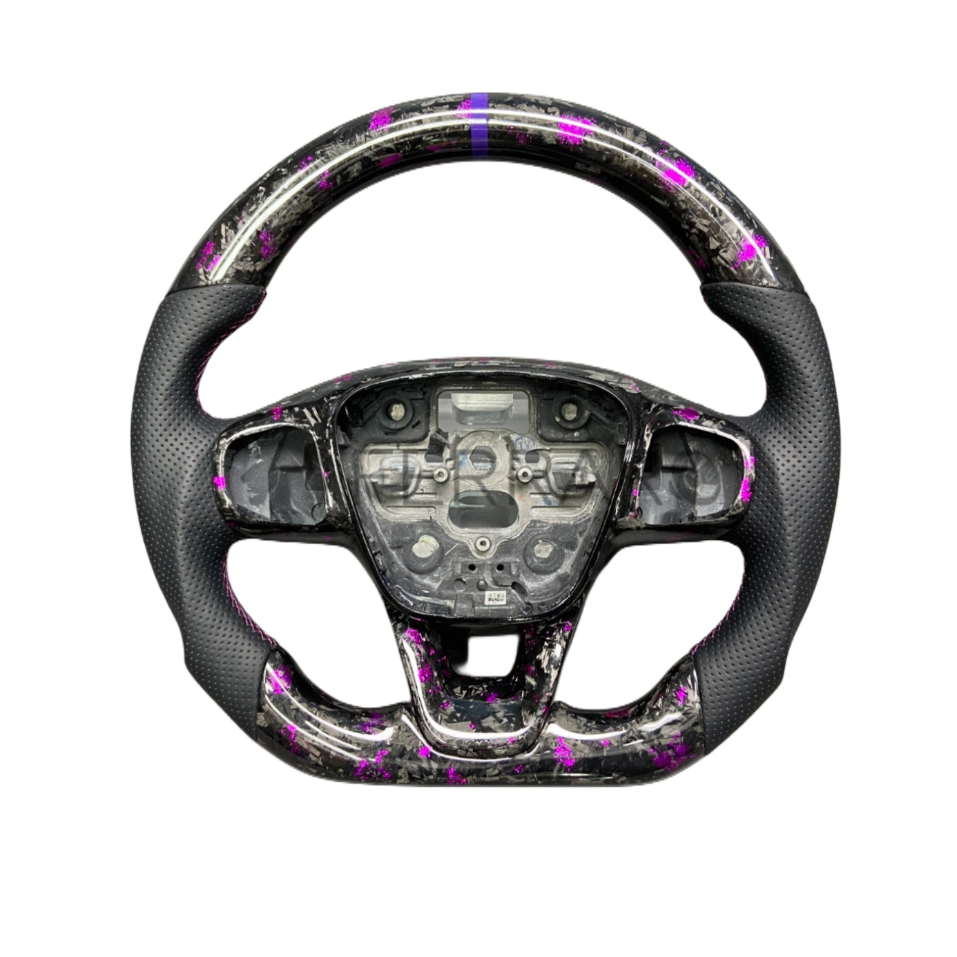 (PRENOTA) Volante Sportivo per Ford Fiesta ST Line,  Carbonio, Customizzato in Pelle (su Realizzazione)