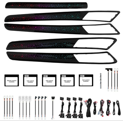 (PRENOTA) Ambient Light per Volkswagen Golf 7, VII (2014-2021), 256 Colori RGB, APP