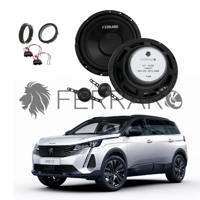 FerraroStore Kit 2 Altoparlanti, ASK-165.2, Anteriori, Peugeot 5008 2ª Serie (Dal 2016>)