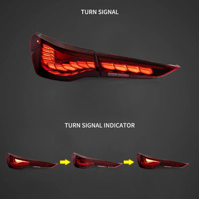 (PRENOTA) Fanali  Posteriore Completo per BMW Serie 4 G22, G23, G26 (2020-2022) a LED