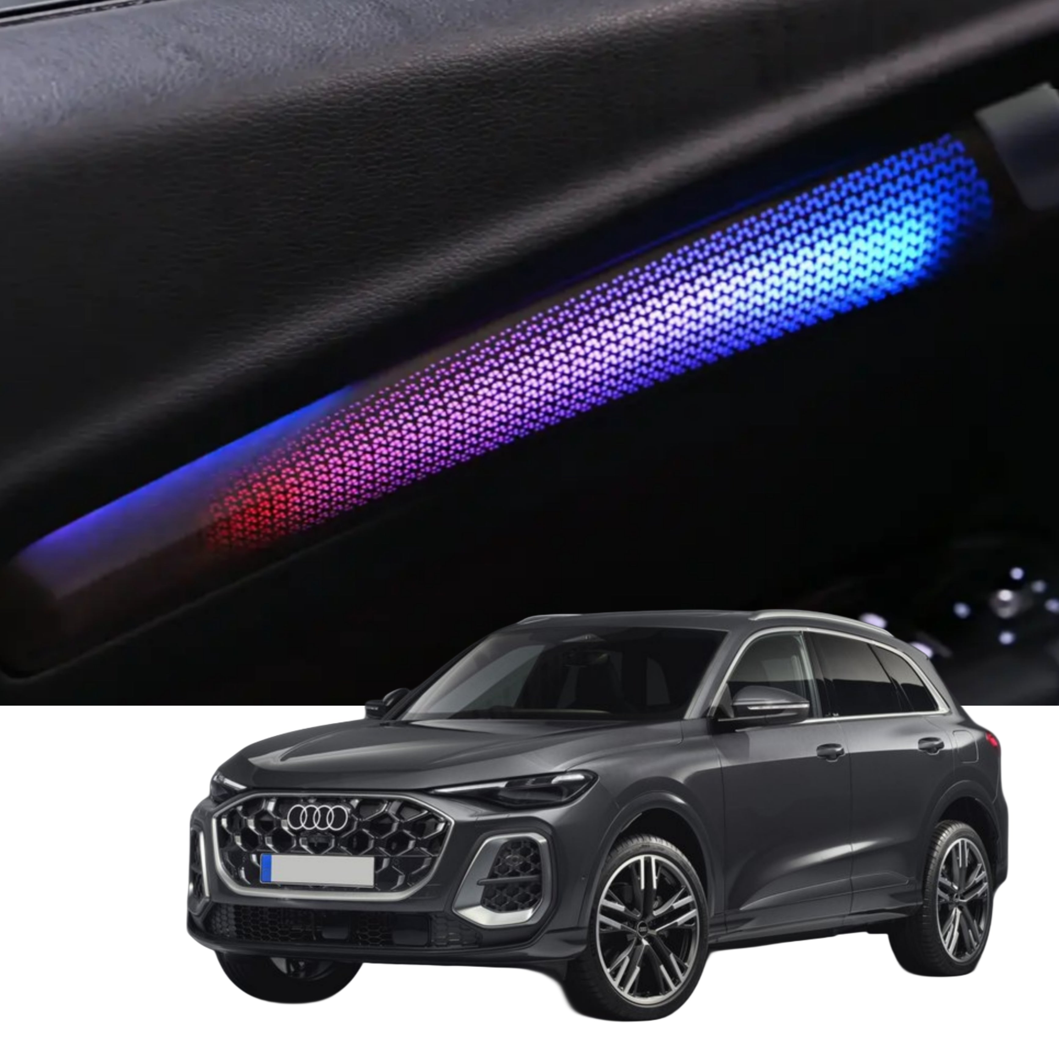(PRENOTA) Ambient Light per Audi Q5 (2018-2025), 256 Colori, APP