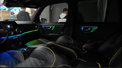 (PRENOTA) Ambient Light per Mercedes GLK x204 (2008-2015), 256 Colori, APP