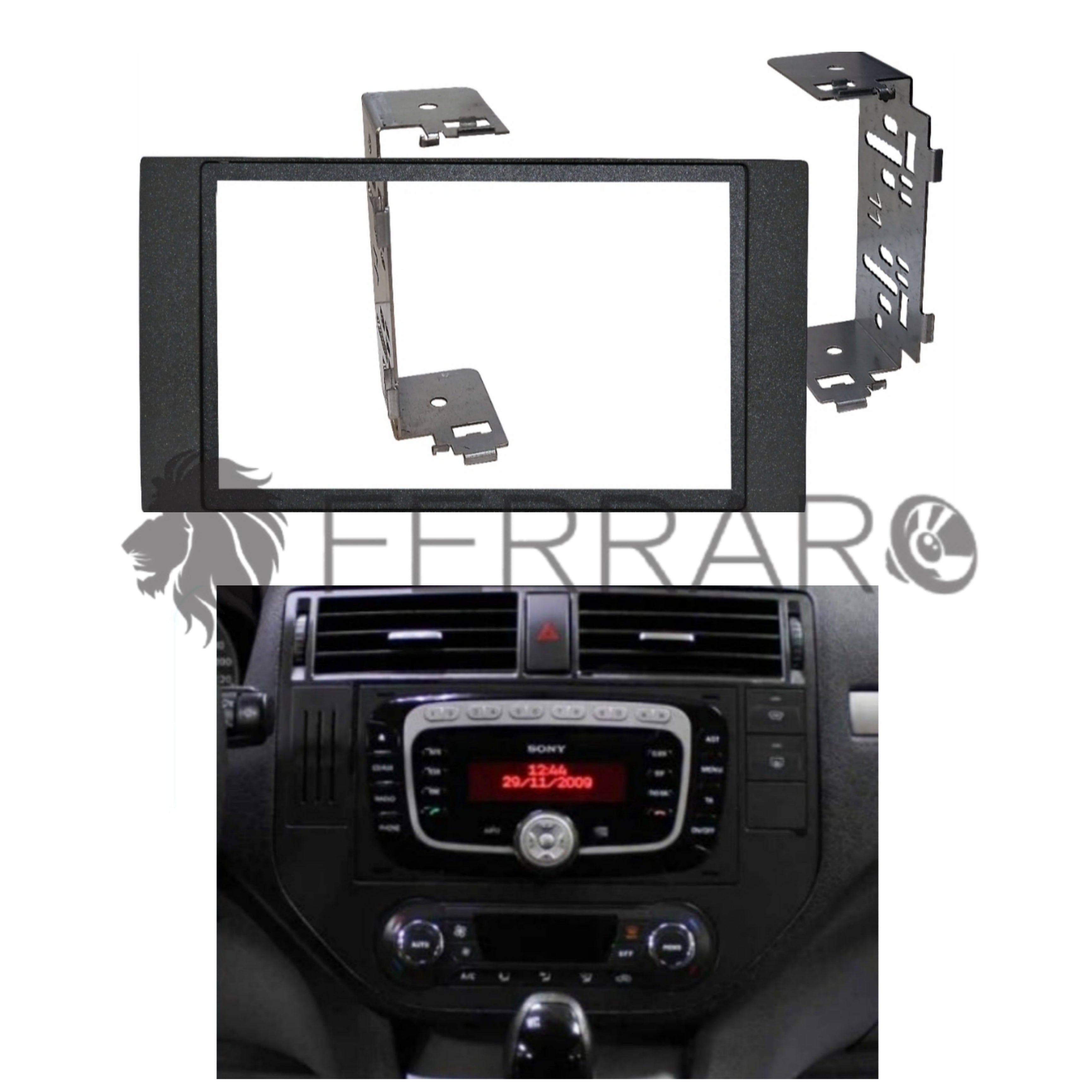 Mascherina 2DIN per Ford C-Max (Fino al 2011)