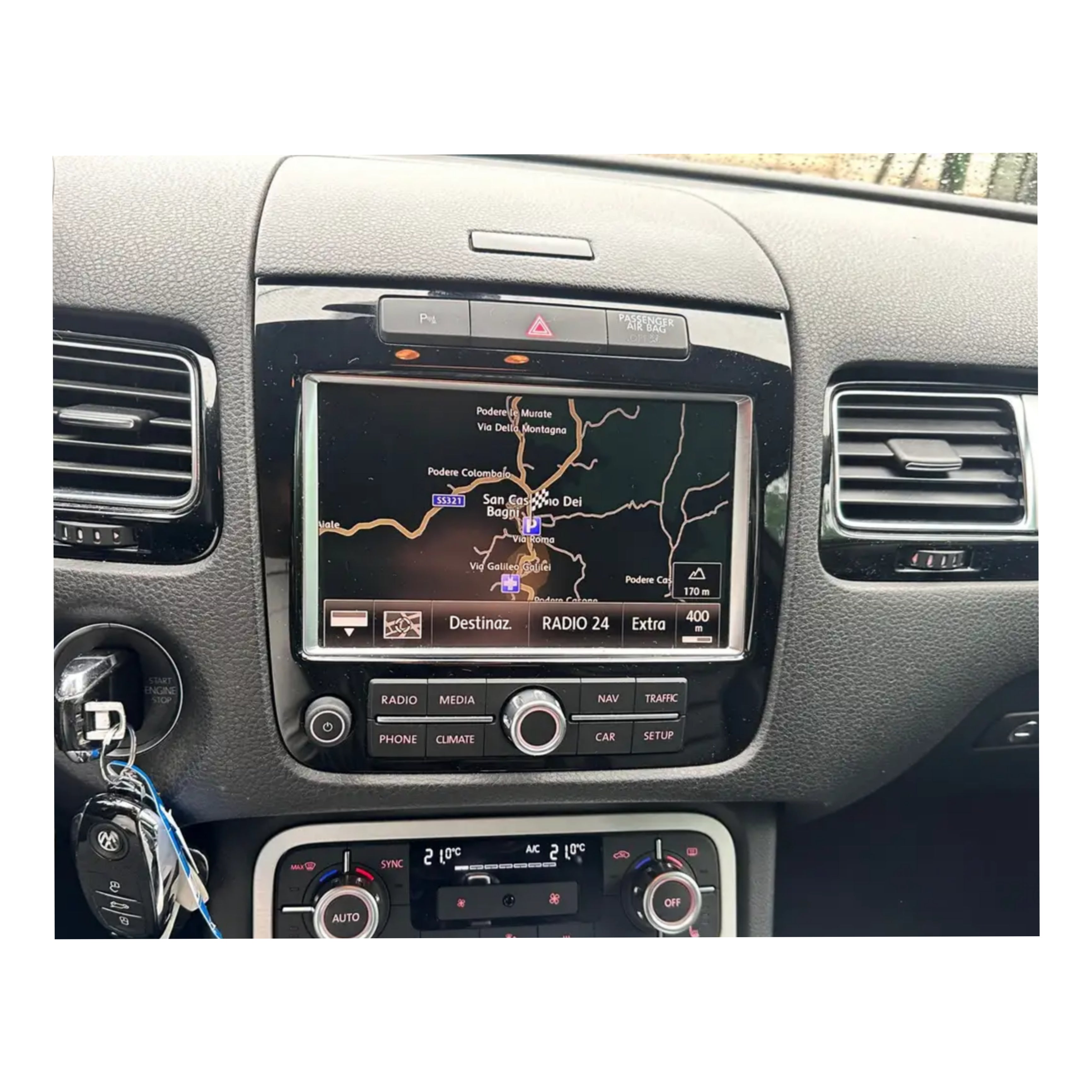 Autoradio per Volkswagen Touareg 7P 9" 2K (2010-2018) Android, Bluetooth, CarPlay, Android Auto, 12/256GB RAM