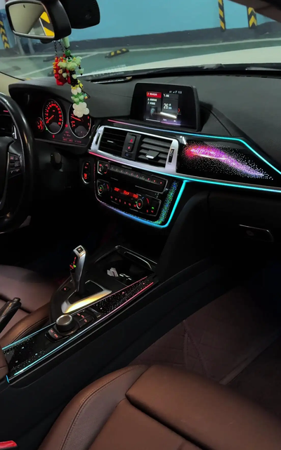 (PRENOTA) Ambient Light per BMW Serie 3/4 F30, F34 (2013-2019), 256 Colori, APP