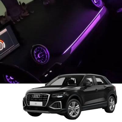 (PRENOTA) Ambient Light per Audi Q2 (2019-2026), 256 Colori, APP
