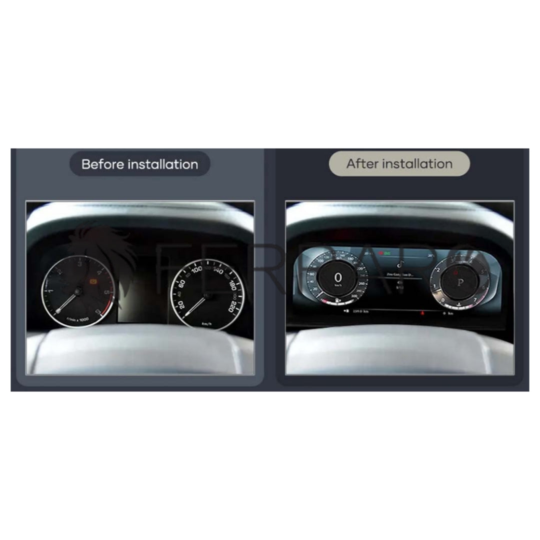 (PRENOTA) Virtual Cockpit 12.3" per Land Rover, Discovery 4 (2010-2016) Range Rover Sport (2010-2013), HD Ultra, CarPlay e Android Auto