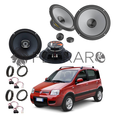 Hertz Kit 6 Casse, K 165, X 165, Ant/Post, Fiat Panda 2ª Serie (2003-2013)
