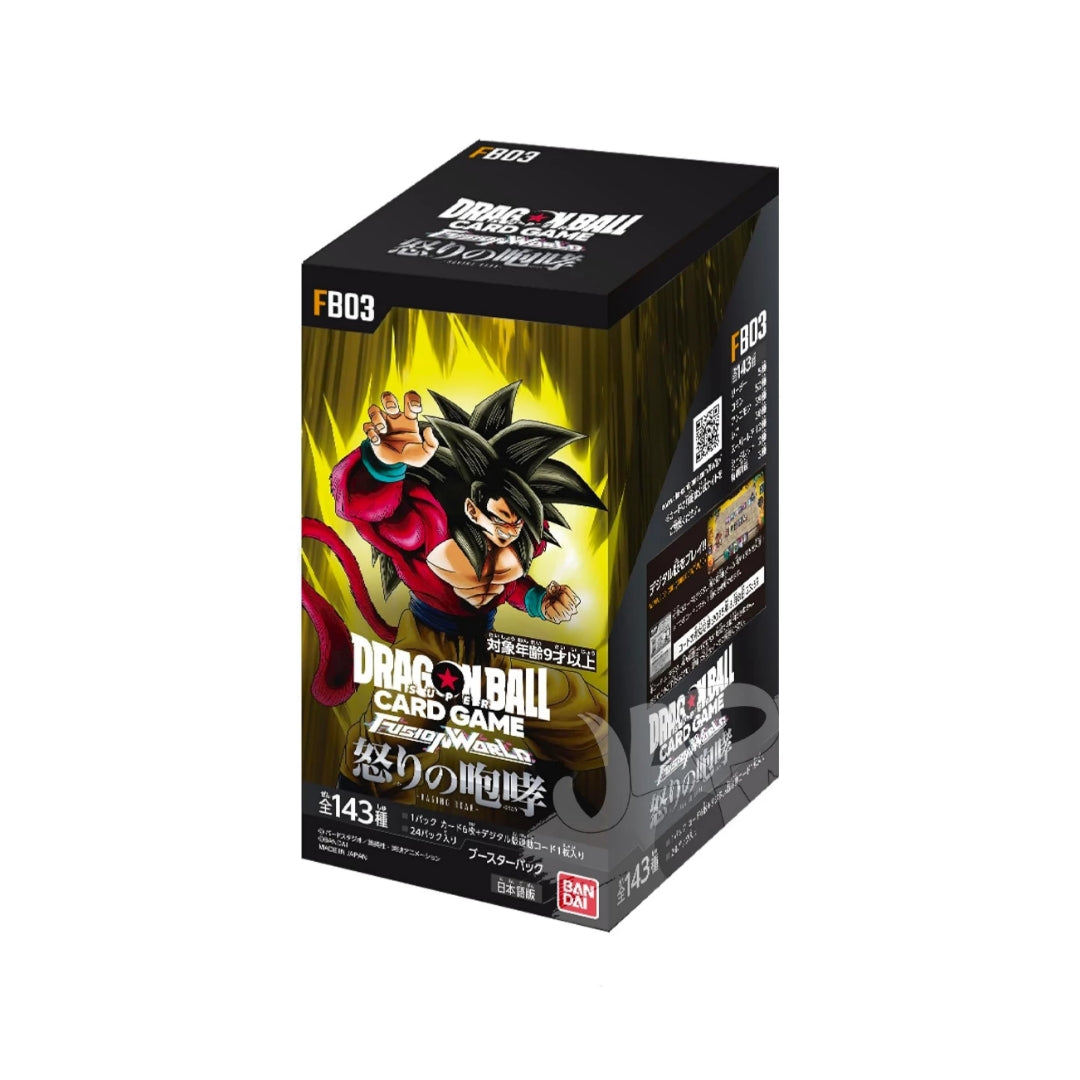 Dragon Ball Super Card Game Fusion World Raging Roar FB03 Display, 24 Buste (JP)